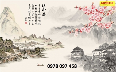 Tranh dán phòng khách