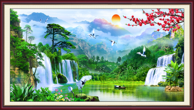 GẠCH TRANH 3D A23