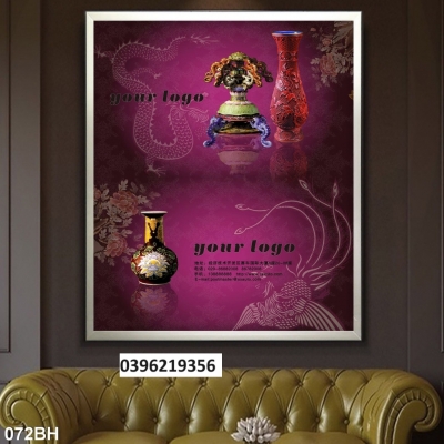 Tranh gạch bình hoa đẹp 3D trang trí