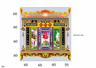 Tranh gạch men cao cấp - gạch tranh phòng thờ