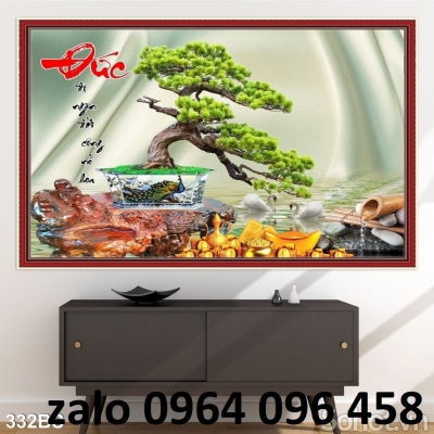 Tranh gạch 3d cây cảnh ốp tường - 7899MB