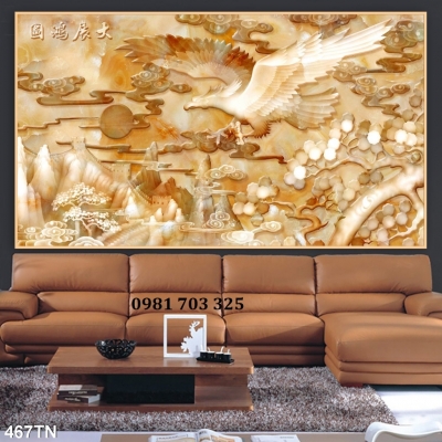 Tranh gạch sứ ngọc 3D đẹp