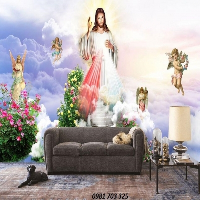 tranh gạch men 3Dvcông giáo