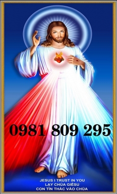 Tranh chúa - gạch tranh 3d công giáo
