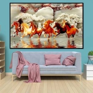 Tranh 3D - mã đáo thành công