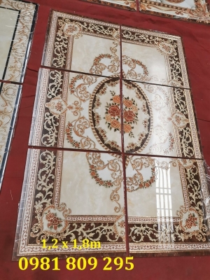 Thảm gạch trang trí nền phòng khách