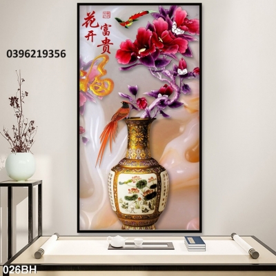 Gạch bình hoa 3D đẹp