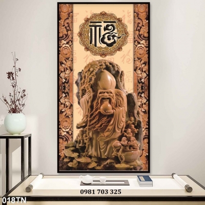 Tranh gạch sứ ngọc 3D trang trí