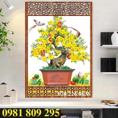 Gạch trang trí hoa mai