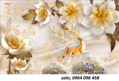 Tranh phong thủy 3d - tranh gạch 3d phong thủy - FDS66