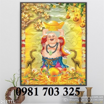 Tranh gạch 3D tài lộc trang trí