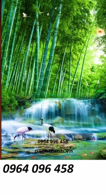 Mẫu tranh gạch 3d tre trúc - NV0444