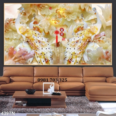 Tranh gạch sứ ngọc 3D đẹp