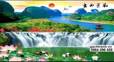 Tranh 3d - tranh gạch 3d - gạch tranh 3d - 0322X