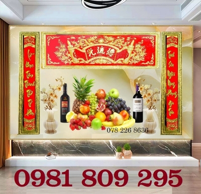 Gạch , gạch ốp tường 3d phòng thờ Hn8383