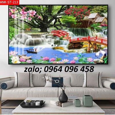 Tranh gạch 3d sơn thủy hữu tình - NMMM95