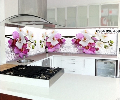 Tranh bền và đẹp cho căn bếp nhỏ - tranh kính 3D