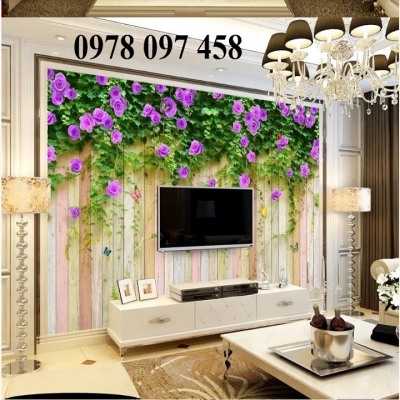 Tranh gạch phòng khách - phòng ngủ