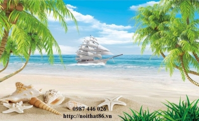 Tranh gạch men thuận buồm xuôi gió HP9233