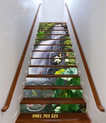 Tranh 3D cầu thang