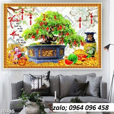 Tranh gạch 3d cây cảnh - SXNN95