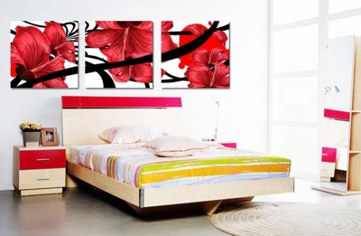 Gạch tranh 3D phòng ngủ