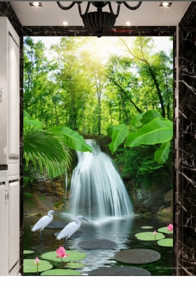 gạch tranh 3d khổ dọc - 78G