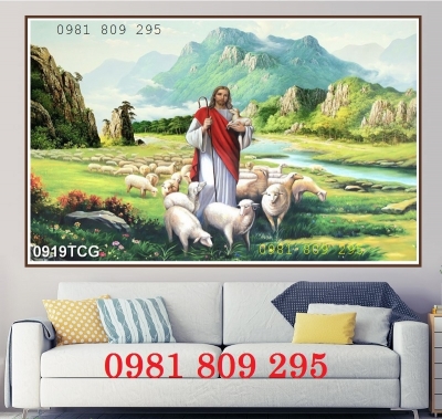 Gạch tranh công giáo , tranh chúa 3d