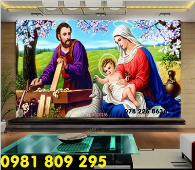 Gạch tranh 3d thiên chúa - tranh công giáo
