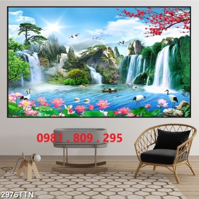 Gạch 3d phong cảnh , tranh gạch thiên nhiên