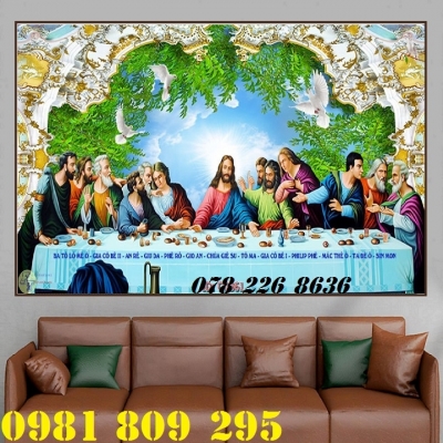 Gạch tranh 3d - mẫu tranh công giáo , tranh thiên chúa