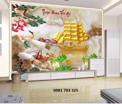Tranh sứ ngọc 3D-gạch tranh trang trí