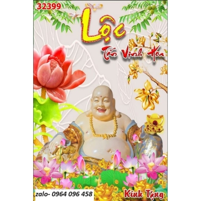 Tranh gạch 3d phật di lặc - SCX322