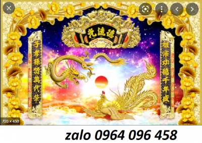 Tranh gạch 3d phòng thờ - NV544