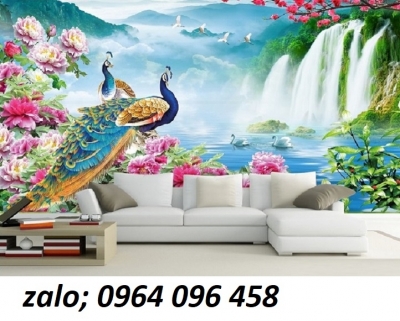 Tranh gạch men 3d trang trí phòng khách - 6BVCX