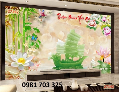 tranh 3D sứ ngọc cao cấp