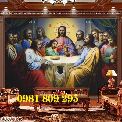 Tranh gạch ốp tường - tranh công giáo