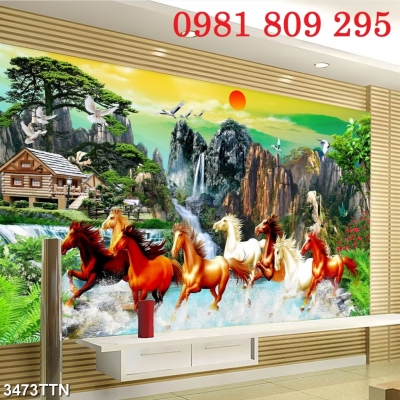 Tranh gạch 3d , tranh 3d phong cảnh