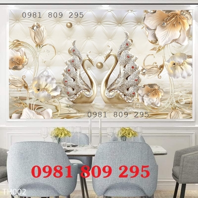 Tranh gạch cao cấp 3d hoa ốp tường HN992