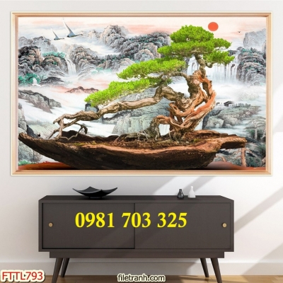 Gạch tranh hoa mai 3D đẹp