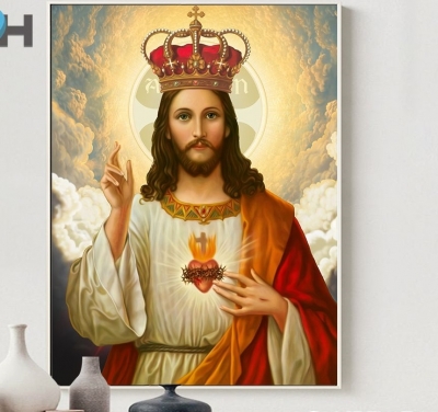 Tranh gạch 3d ốp tường tranh thiên chúa - ALM8