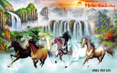 Tranh gạch mã đáo thành công