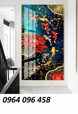Tranh gạch 3d - gạch tranh 3d ốp tường phòng khách - XV522