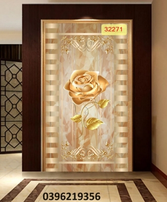 Tranh gạch hoa 3D đẹp trang trí