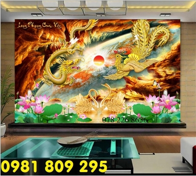 Tranh gạch rồng - gạch tranh ốp tường 3d