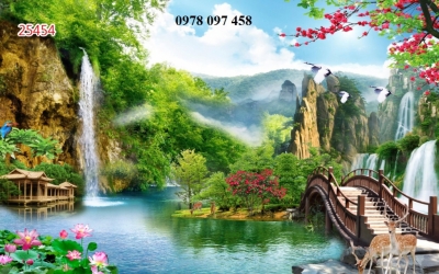 Tranh gạch - tranh phong cảnh