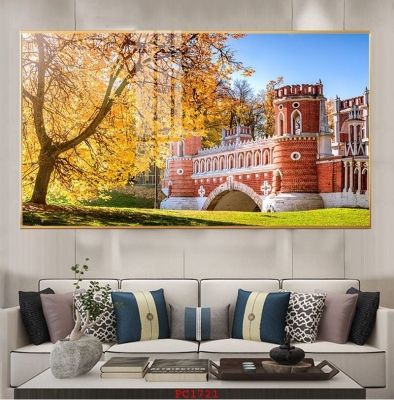 Tranh gạch 3D phong cảnh mùa thu
