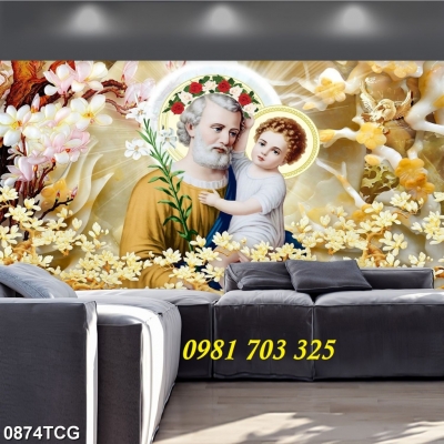 Tranh gạch men công giáo