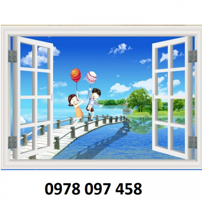 Tranh gạch 3D - phòng ngủ con