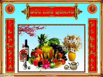 Tranh 3D- Tranh gạch phòng thờ